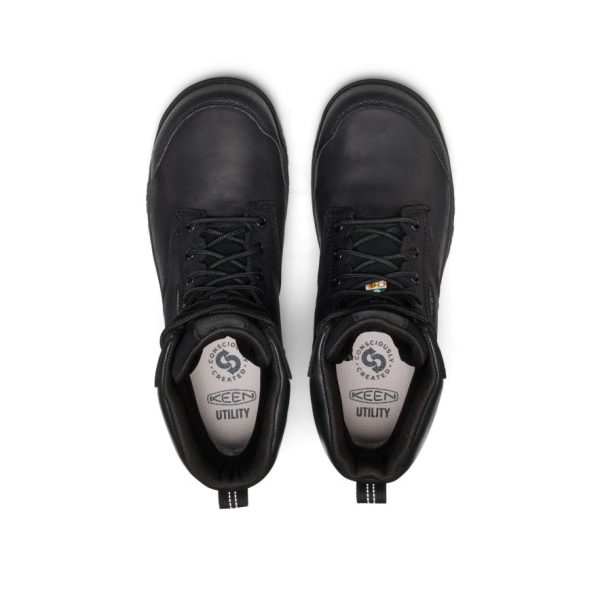 Men's CSA Evanston+ 8 Waterproof Boot (Carbon Toe) | Black/Black