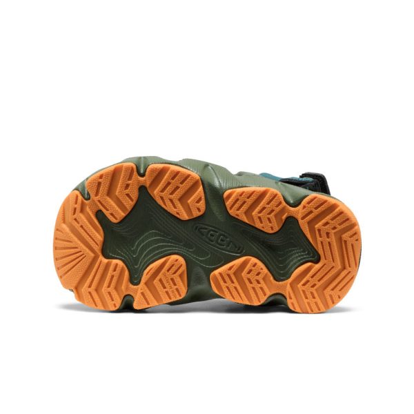 Toddlers' HyperFLT Clog | Bronze Green/Orange Peel