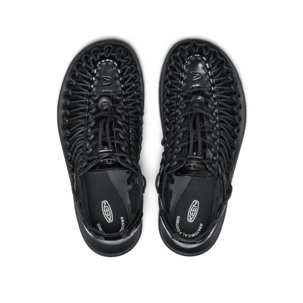 All Gender UNEEK Leather Sneaker | Perseid Black