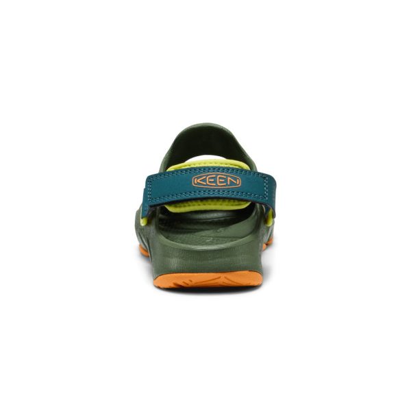 Big Kids' HyperFLT Clog | Bronze Green/Orange Peel