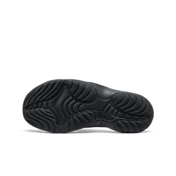Women's Bali Leather Slide Sandal | Black/Black