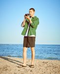 Men's Kona Leather Flip-Flop | Java/Dark Earth