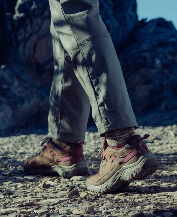 Women's Targhee IV Waterproof Hiking Shoe | Steel Grey/Lily Pad