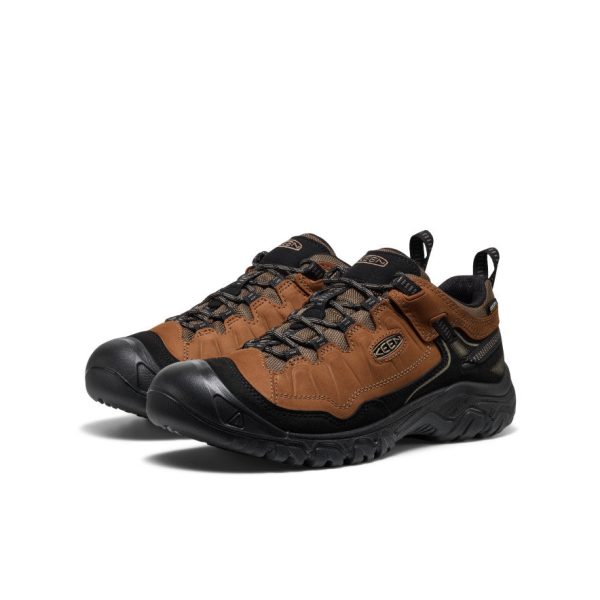 Men's Targhee IV Wide Waterproof Hiking Shoe | Bison/Black