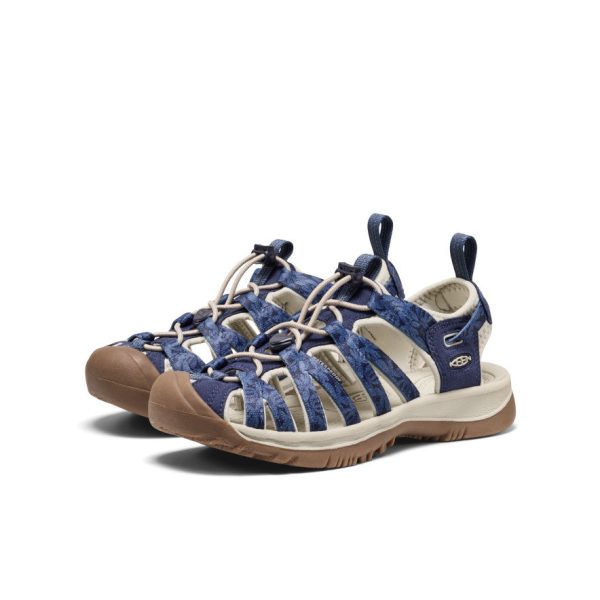 Women's Whisper | Navy Print