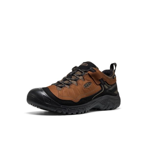 Men's Targhee IV Wide Waterproof Hiking Shoe | Bison/Black