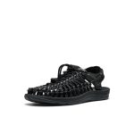 All Gender UNEEK Leather Sneaker | Perseid Black