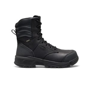 Men's CSA Evanston+ 8 Waterproof Boot (Carbon Toe) | Black/Black