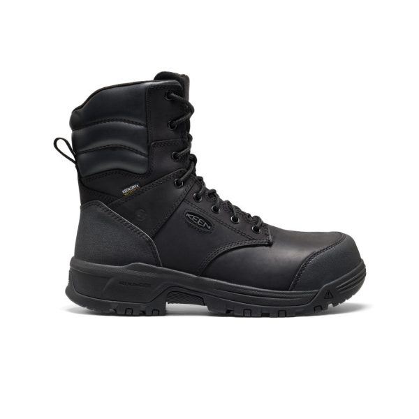 Men's CSA Evanston+ 8 Waterproof Boot (Carbon Toe) | Black/Black