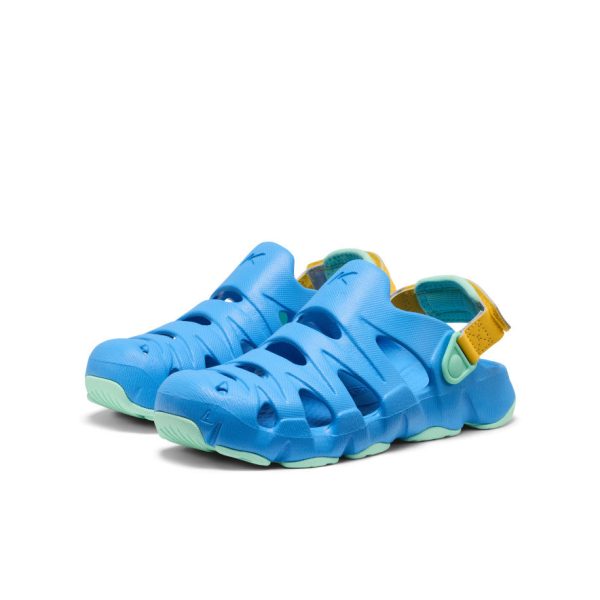 Big Kids' HyperFLT Clog | Azure Blue/Daffodil
