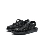 All Gender UNEEK Leather Sneaker | Perseid Black