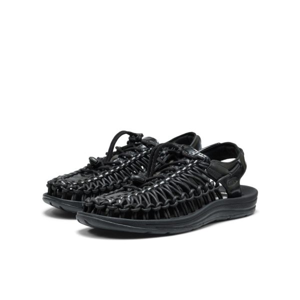 All Gender UNEEK Leather Sneaker | Perseid Black