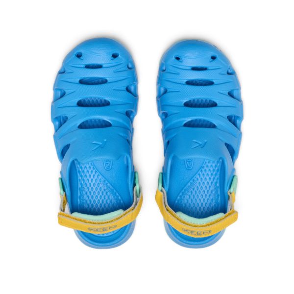 Big Kids' HyperFLT Clog | Azure Blue/Daffodil