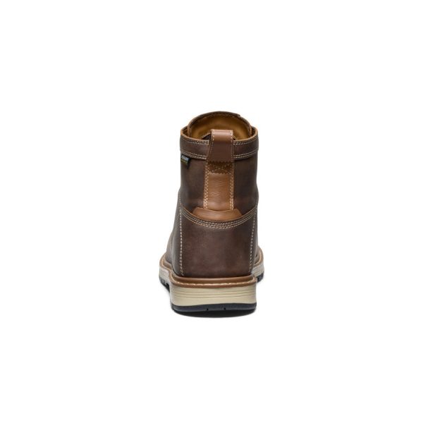 Men's San Jose 6 Waterproof 90° Heel Boot (Aluminum Toe) | Bison/Black
