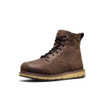 Men's San Jose 6 Waterproof Boot (Aluminum Toe) | Cascade Brown/Black