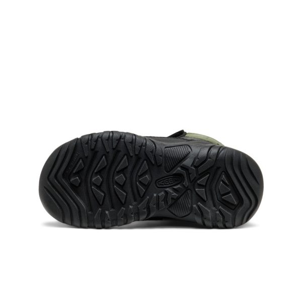 Little Kids' Kanibou Waterproof Winter Boot | Black/Bronze Green