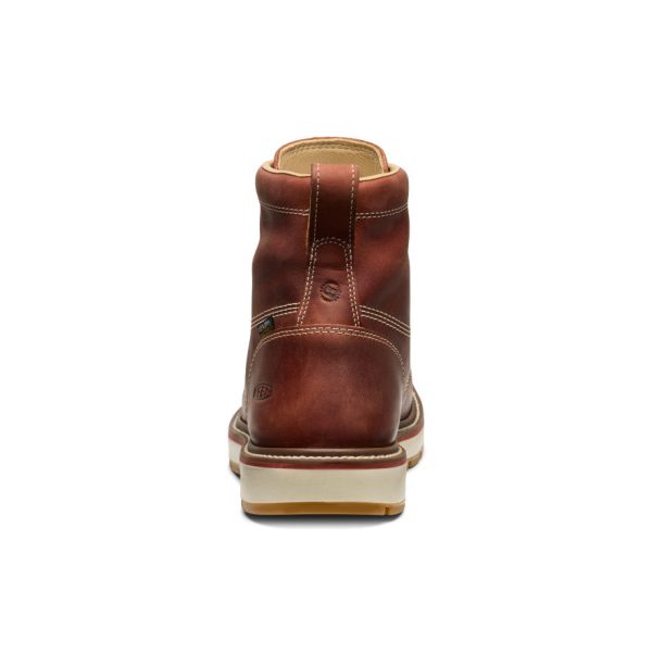 Men's Liberty 6 Waterproof 90° Heel Boot (Carbon Toe) | Bombay Brown/Gum