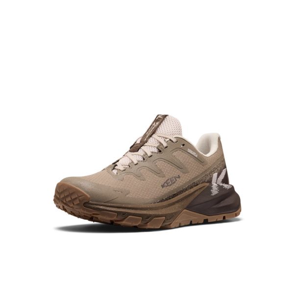 Women's Targhee Apex Waterproof Hiking Shoe | Brindle/Peach Blush