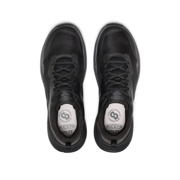 Men's Speedworks ESD Work Sneaker (Carbon Toe) | Black/Black