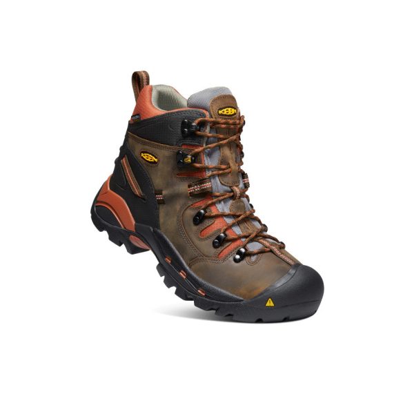 Men's Pittsburgh 6 Waterproof Boot (Soft Toe) | Cascade Brown/Bombay Brown