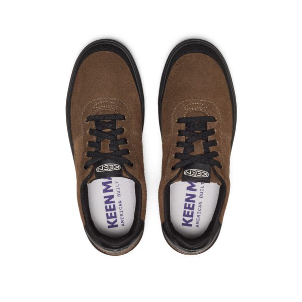 Men's KM4 Leather Sneaker | Dark Earth/Black