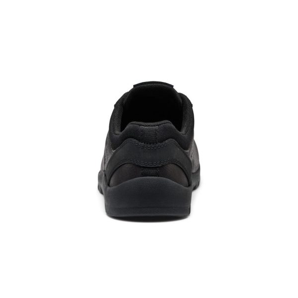 Women's Jasper Decon Leather Sneaker | Black/Black