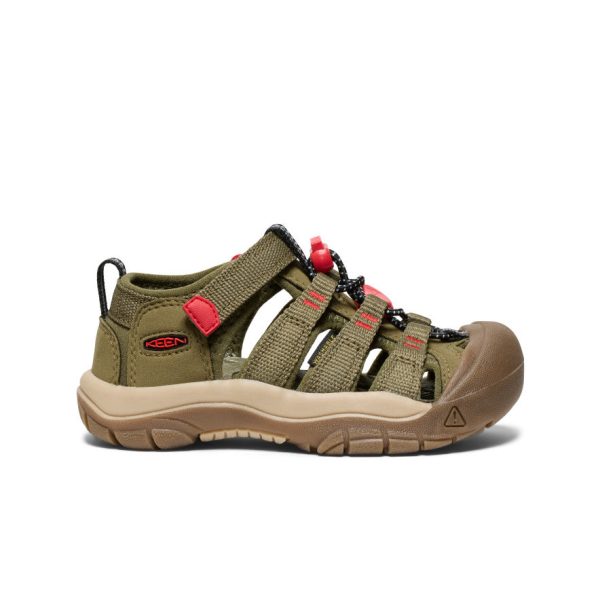 Little Kids' Newport H2 | Martini Olive/Aura Orange