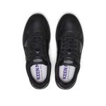 Men's KM2 Leather Jogger | Black/Black