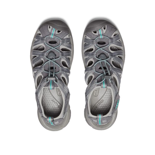 Women's Whisper | Medium Grey/Peacock Green