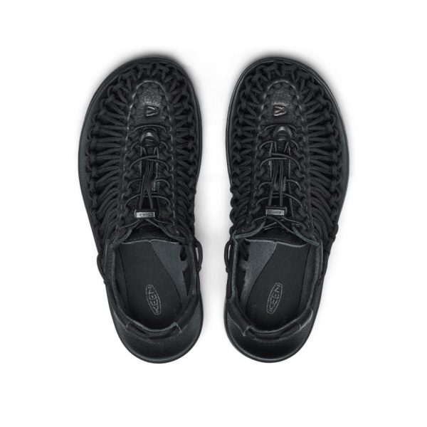 All Gender UNEEK PLT Sneaker | Black Smooth Lea