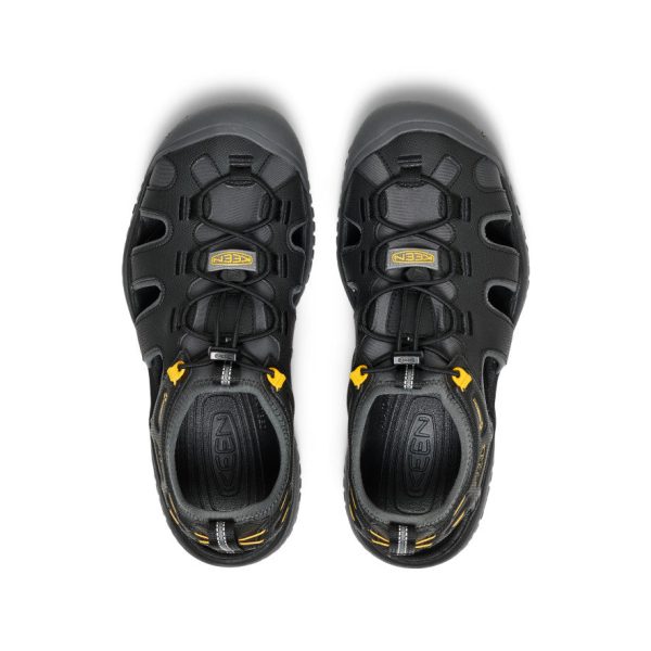 Men's SOLR Sandal | Black/Gold