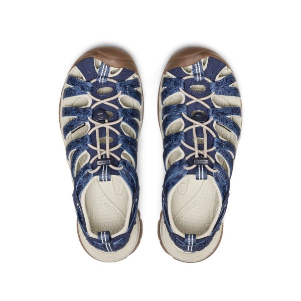 Women's Whisper | Navy Print