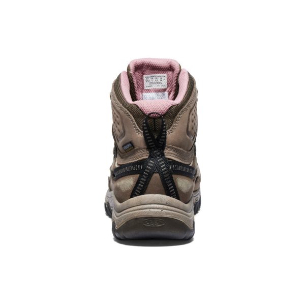 Women's Targhee IV Wide Waterproof Hiking Boot | Brindle/Nostalgia Rose