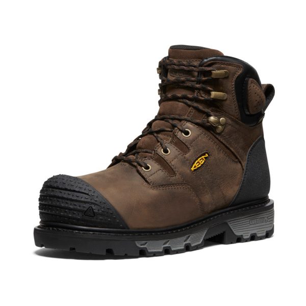Men's CSA Camden 6 Waterproof Boot (Carbon Toe)  |  Dark Earth/Black