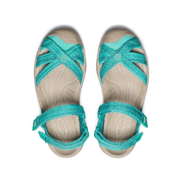 Women's Bali Strap Sandal | Bright Aqua