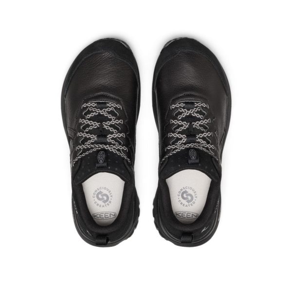 Men's Roam Leather Trail Running Shoe  |  Black/Black
