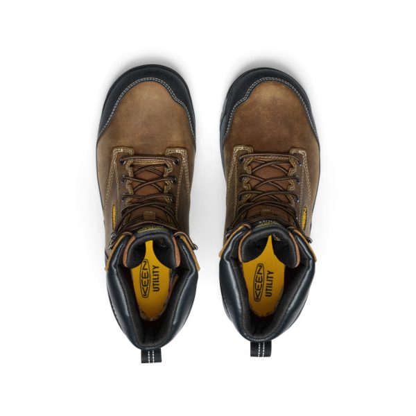 Men's Evanston 8 Insulated Waterproof Boot (Soft Toe) | Bison/Black