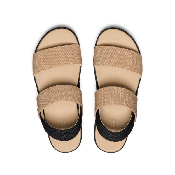 Women's Elle Backstrap Sandal Wide | Cornstalk/Black