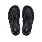 All Gender UNEEK PLT Mary Jane Sneaker | Black Smooth Lea