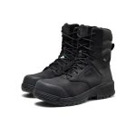 Men's CSA Evanston+ 8 Waterproof Boot (Carbon Toe) | Black/Black