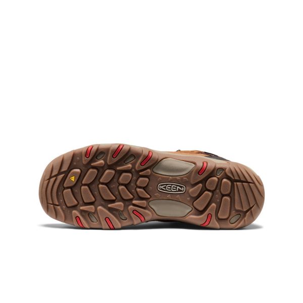 Men's Koven Waterproof Hiking Boot | Bison/Mars Red