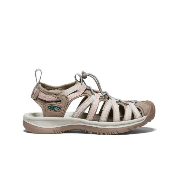 Women's Whisper | Taupe/Coral