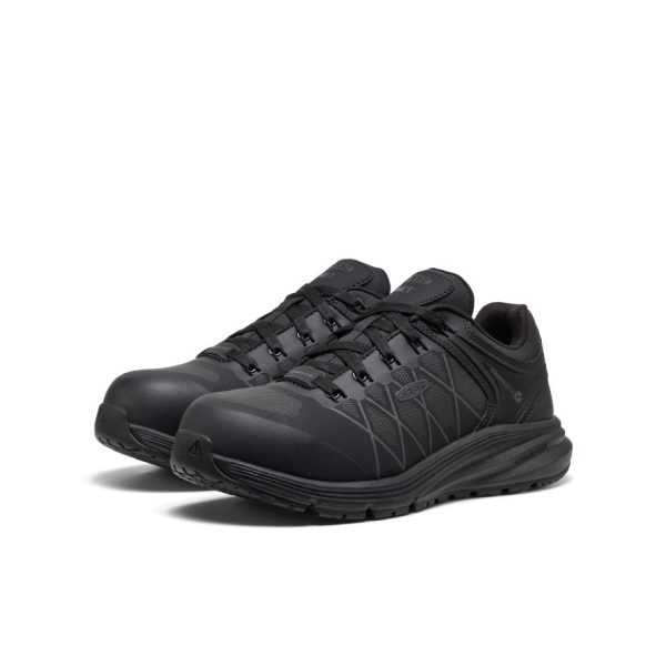 Women's Vista Energy XT Work Sneaker INT MET (Carbon Toe) | Black/Magnet