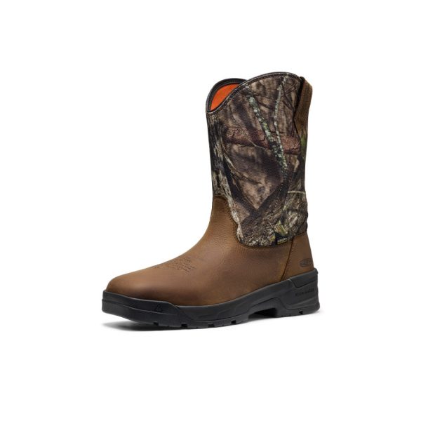 Men's Flatland Pull-On Waterproof Work Boot (Soft Toe) | MOSSY OAK BREAK-UP COUNTRY