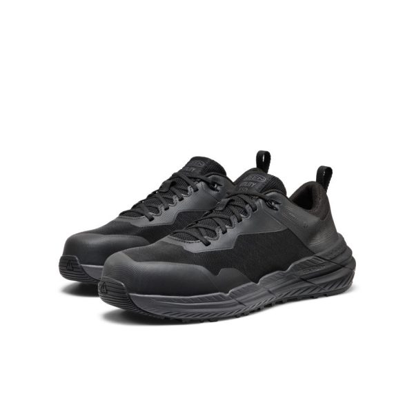 Men's Speedworks ESD Work Sneaker (Carbon Toe) | Black/Black