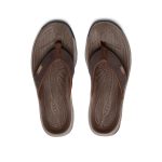 Men's Kona Leather Flip-Flop | Java/Dark Earth