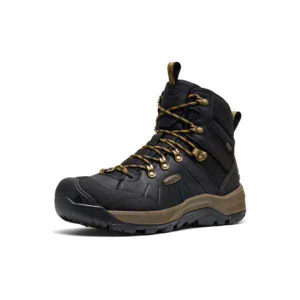 Men's Revel IV Polar Waterproof Boot | Black/Lemon Curry
