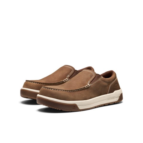 Men's Gibson Slip-On Work Shoe (Carbon Toe) | Belgian/Gum