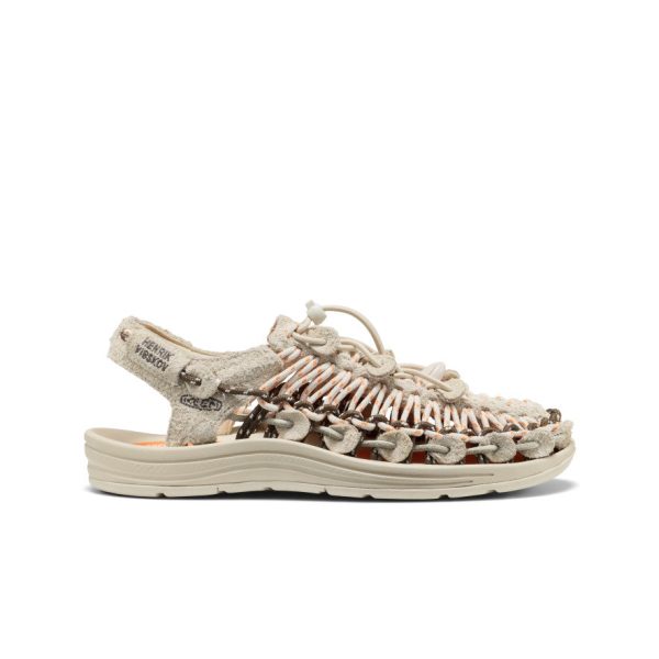All Gender UNEEK Leather Henrik Vibskov Sneaker | Tangerine Cream