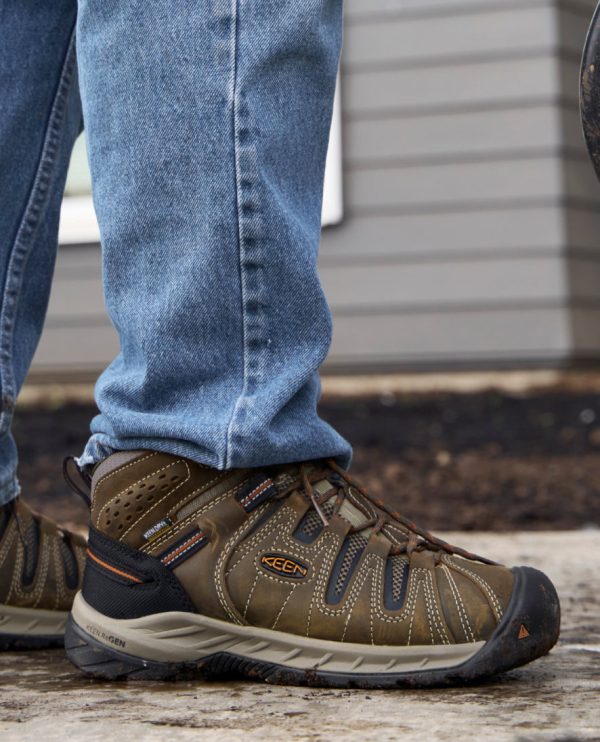 Men's Flint II Waterproof Mid (Soft Toe) | Black Olive/Brindle